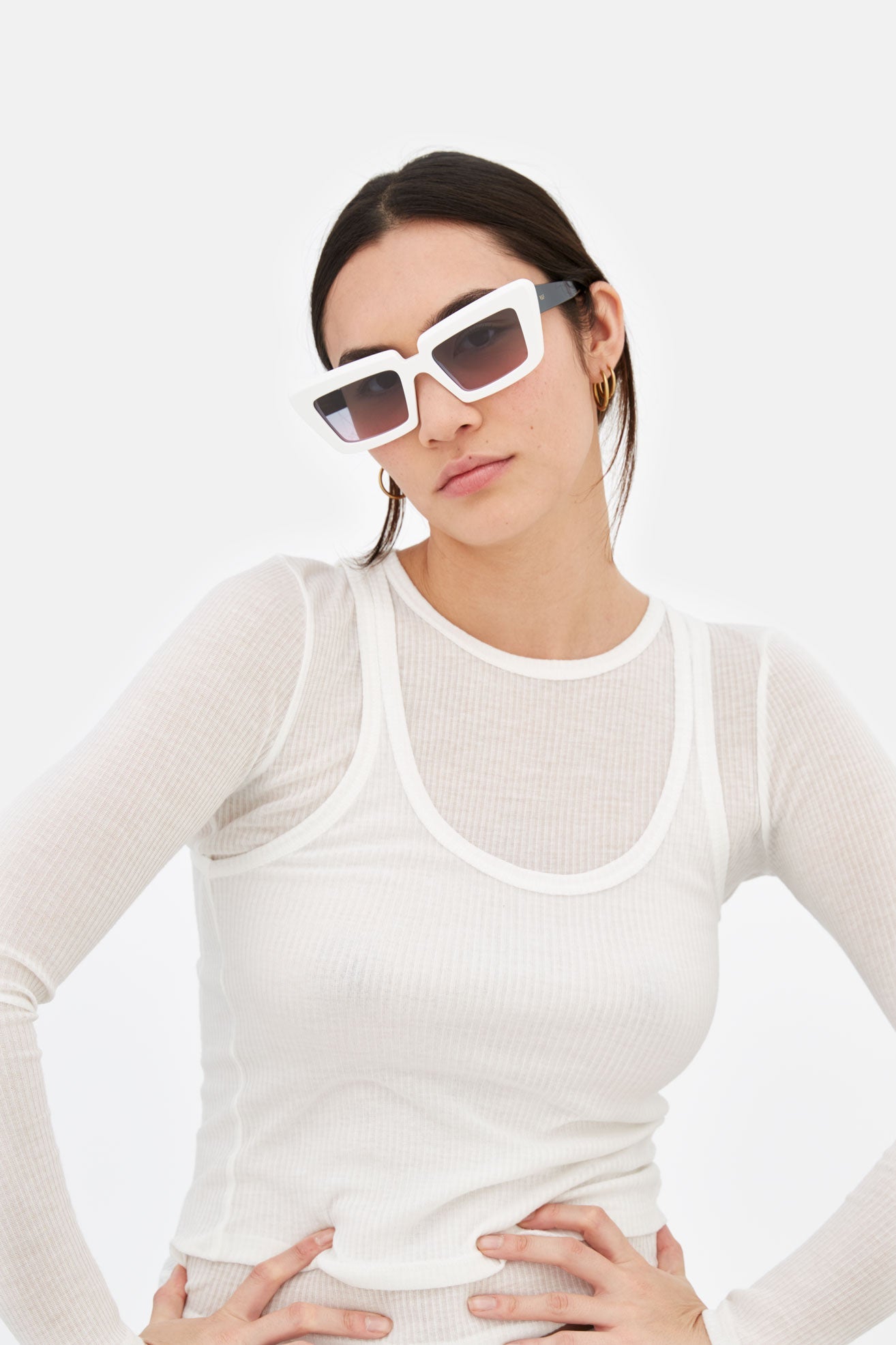 Retrosuperfuture COCCODRILLO WHITE ZV5 57