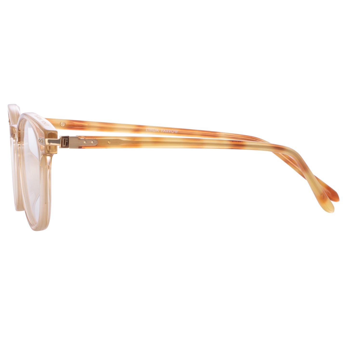 Linda Farrow Bay Optical D-Frame in Saffron