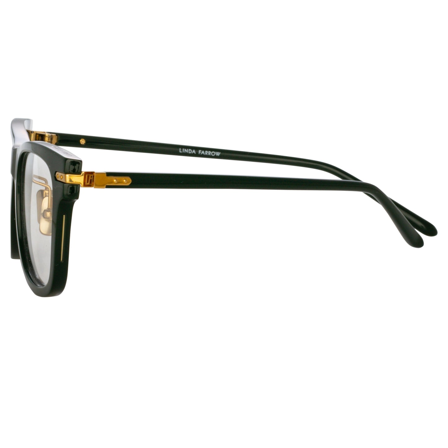 Linda Farrow Men's Portico Optical D-Frame in Forest Green (Asian Fit)