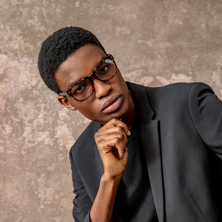 Linda Farrow Men's Cedric Rectangular Optical Frames in Tortoiseshell  (Asian Fit) AC 54