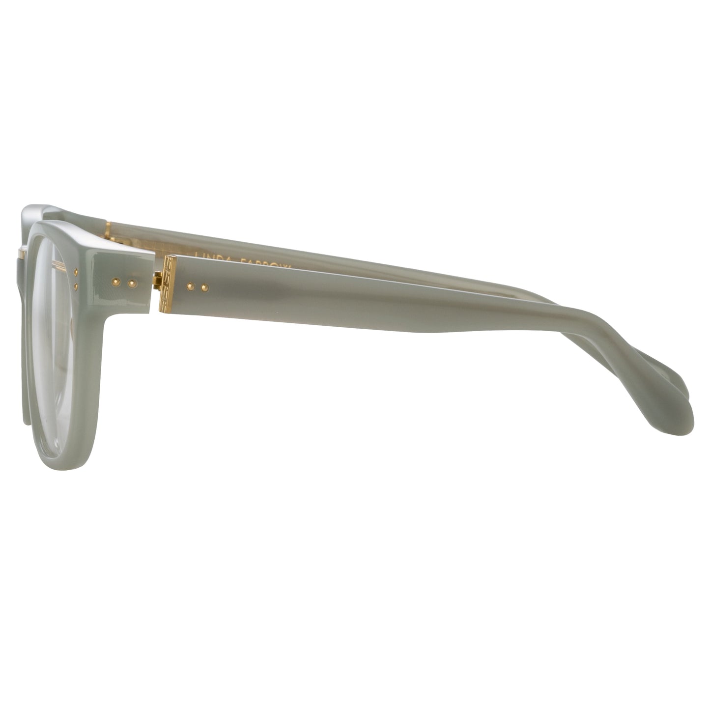 Linda Farrow Cedric A Rectangular Optical Frames in Steel AC 54