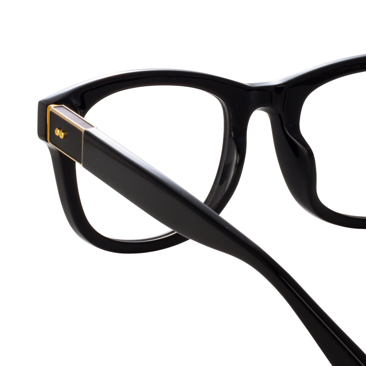 Linda Farrow Edson Optical D-Frame in Black C1 55