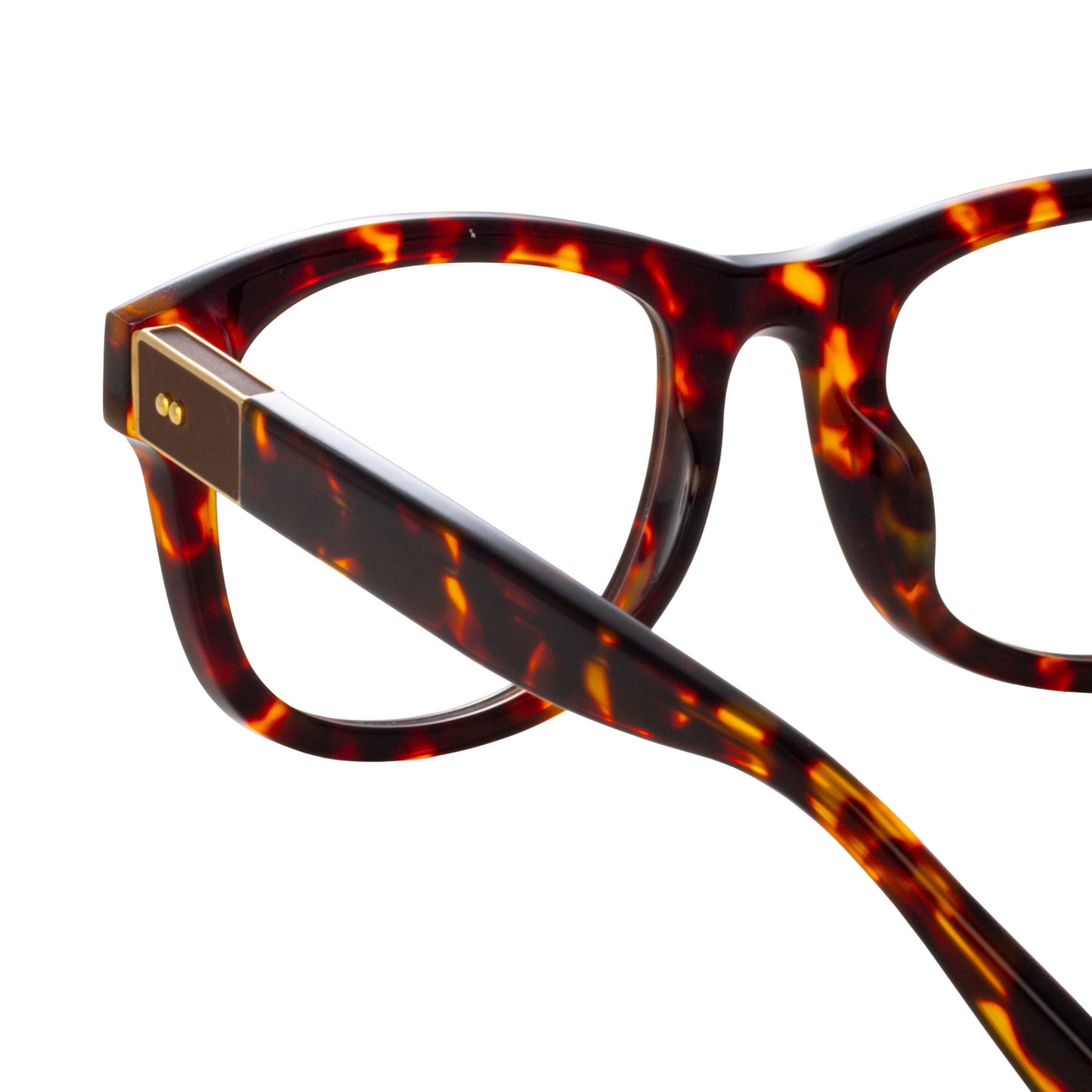 Linda Farrow Edson Optical D-Frame in Tortoiseshell C2 55