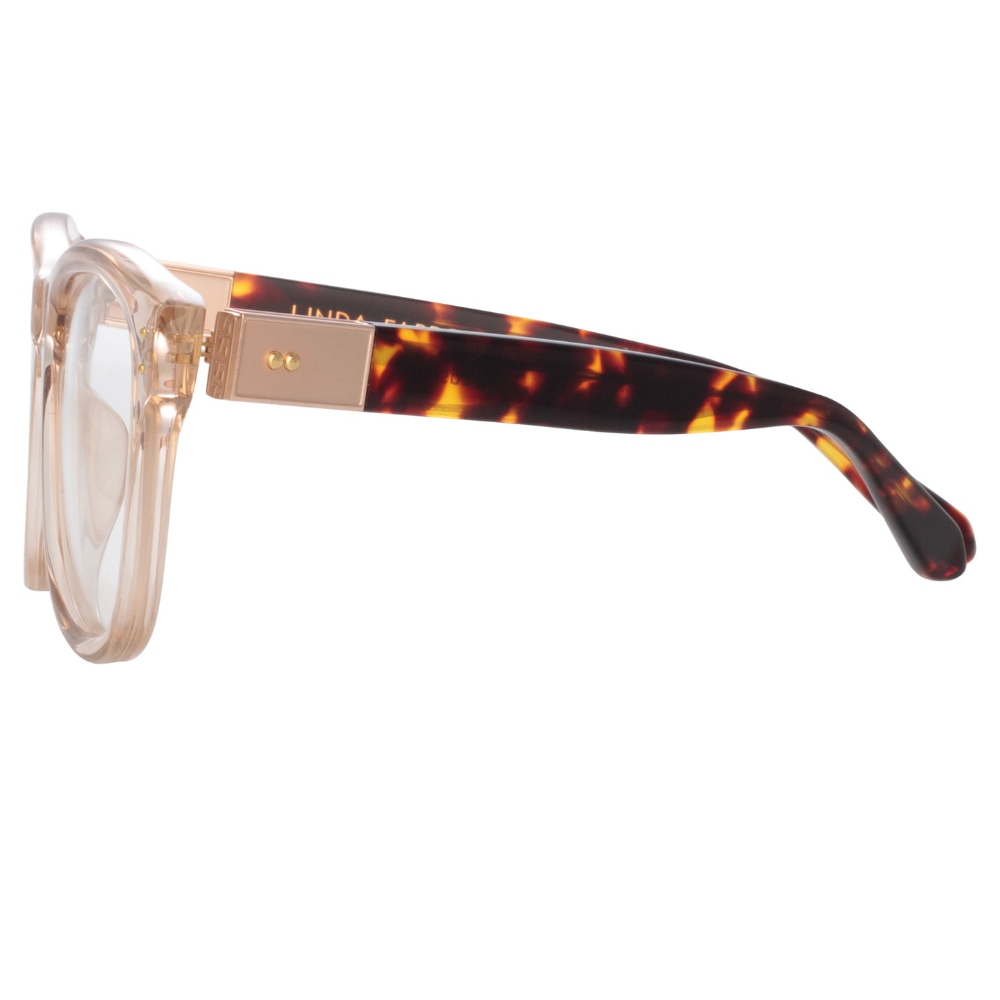 Linda Farrow Edson Optical D-Frame in Ash C3 55