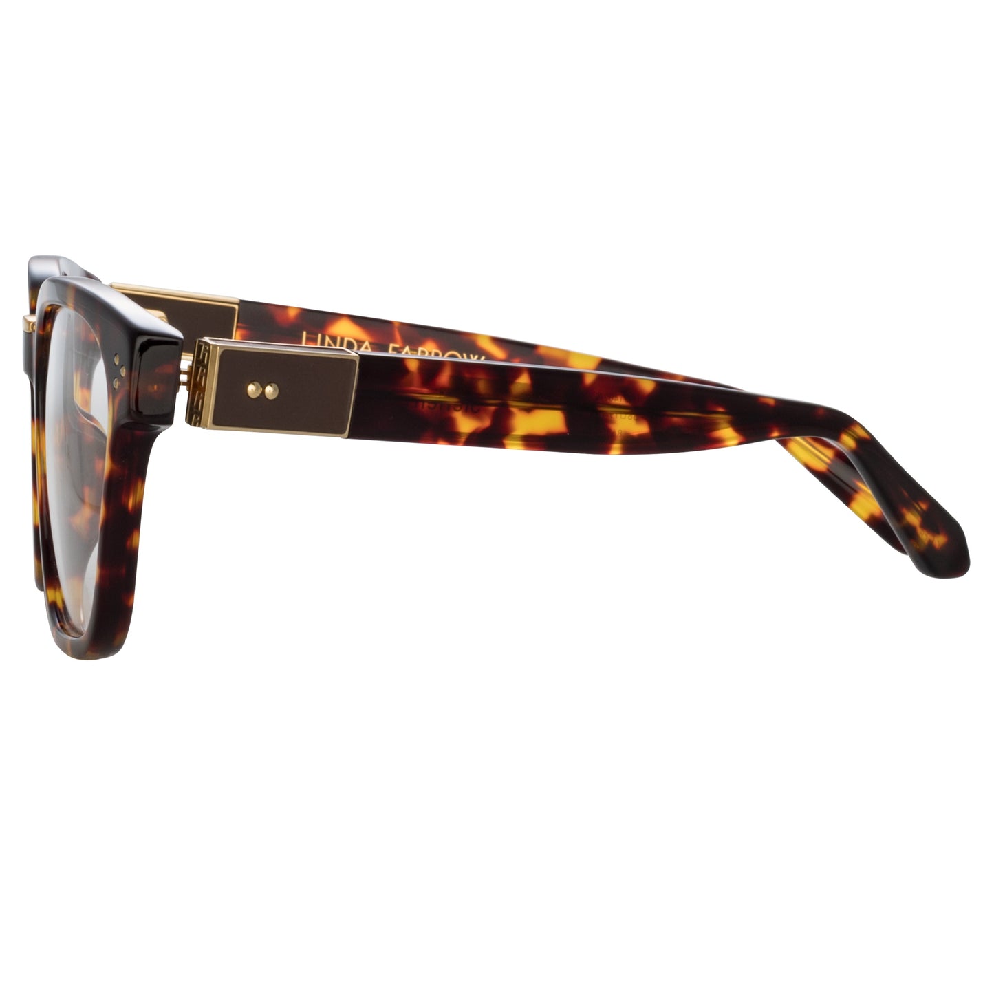 Linda Farrow Steffen Optical D-Frame in Tortoiseshell C5 59