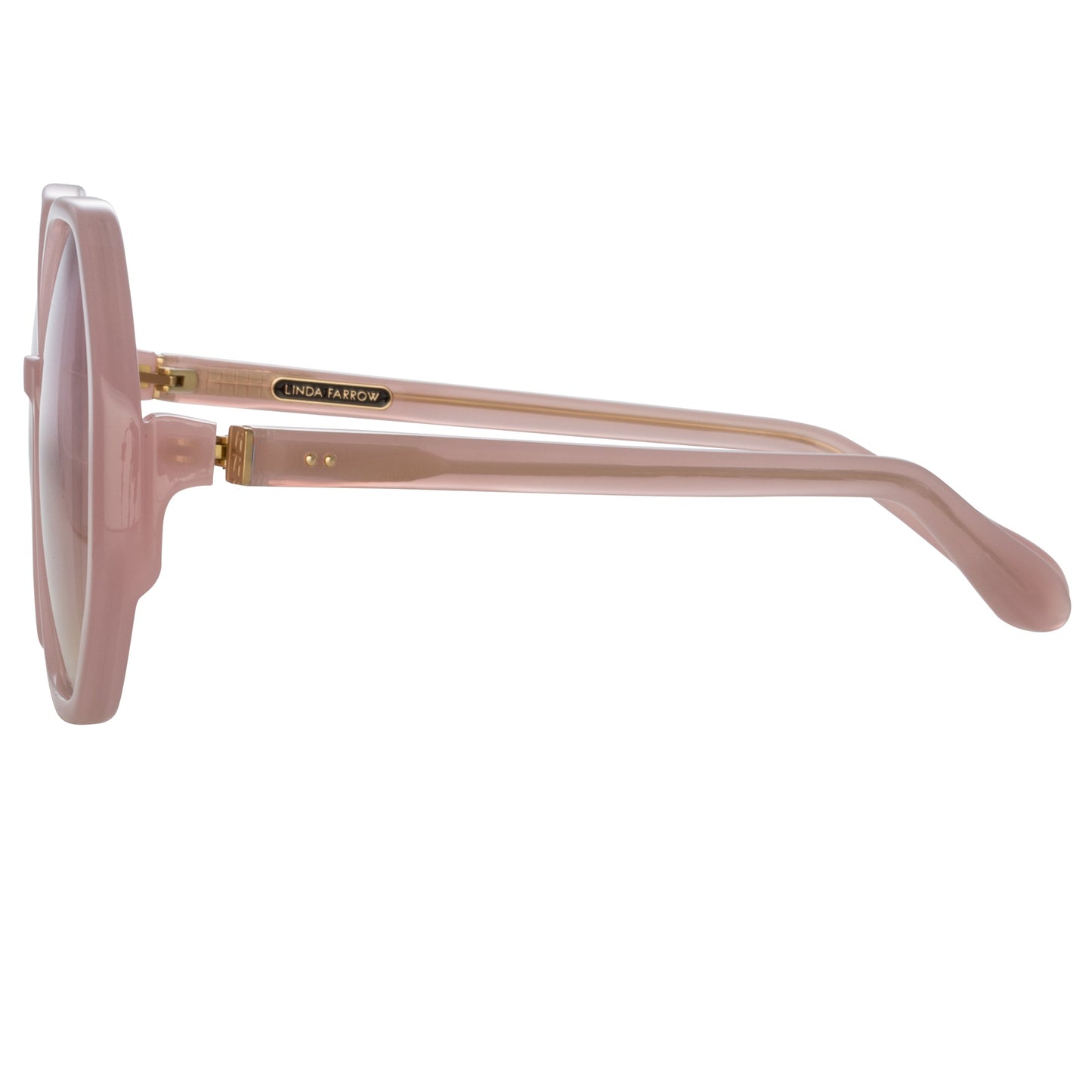 Linda Farrow Paloma Hexagon Sunglasses in Lilac C8 61