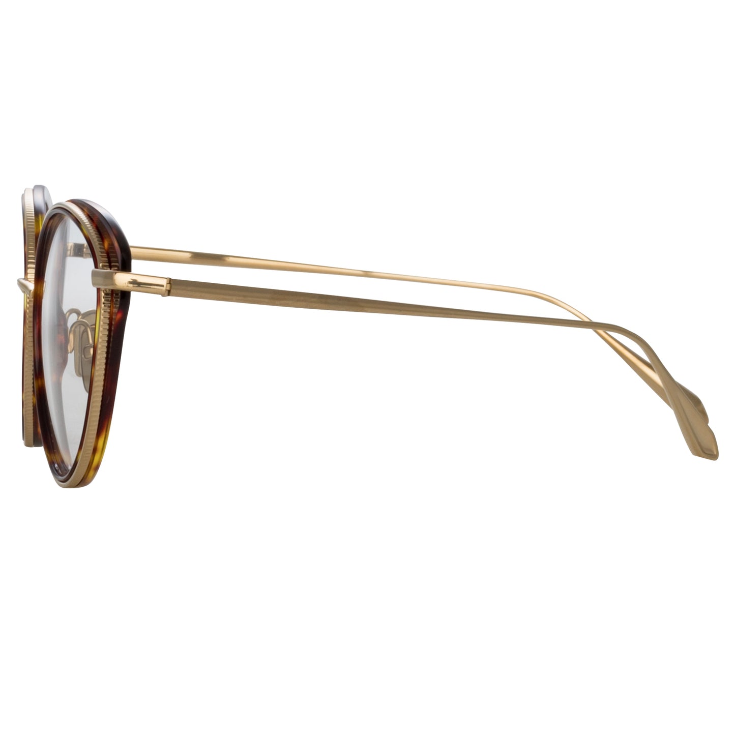 Linda Farrow Song Cat Eye Optical Frame in Tortoiseshell C5 59