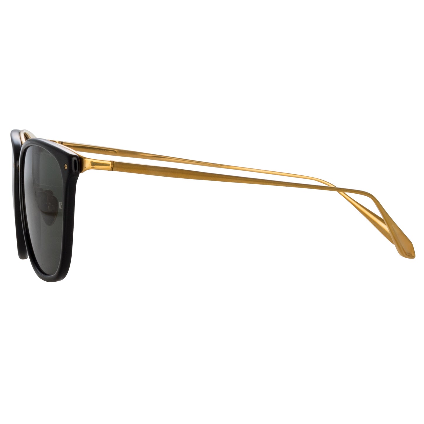 Linda Farrow Cassin D-Frame Sunglasses in Black C1 55