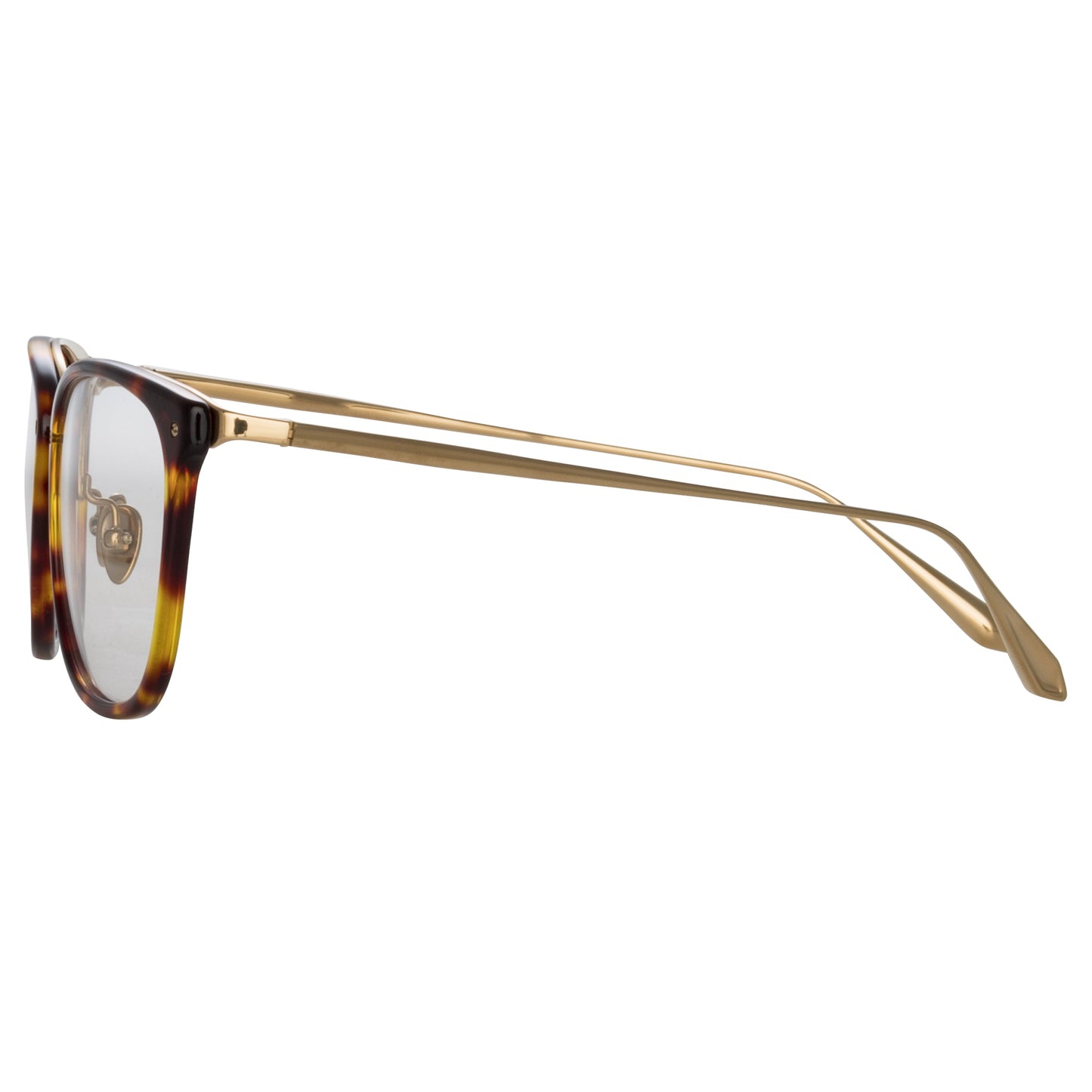 Linda Farrow Men's Cassin Optical D-Frame in Tortoiseshell C4 55