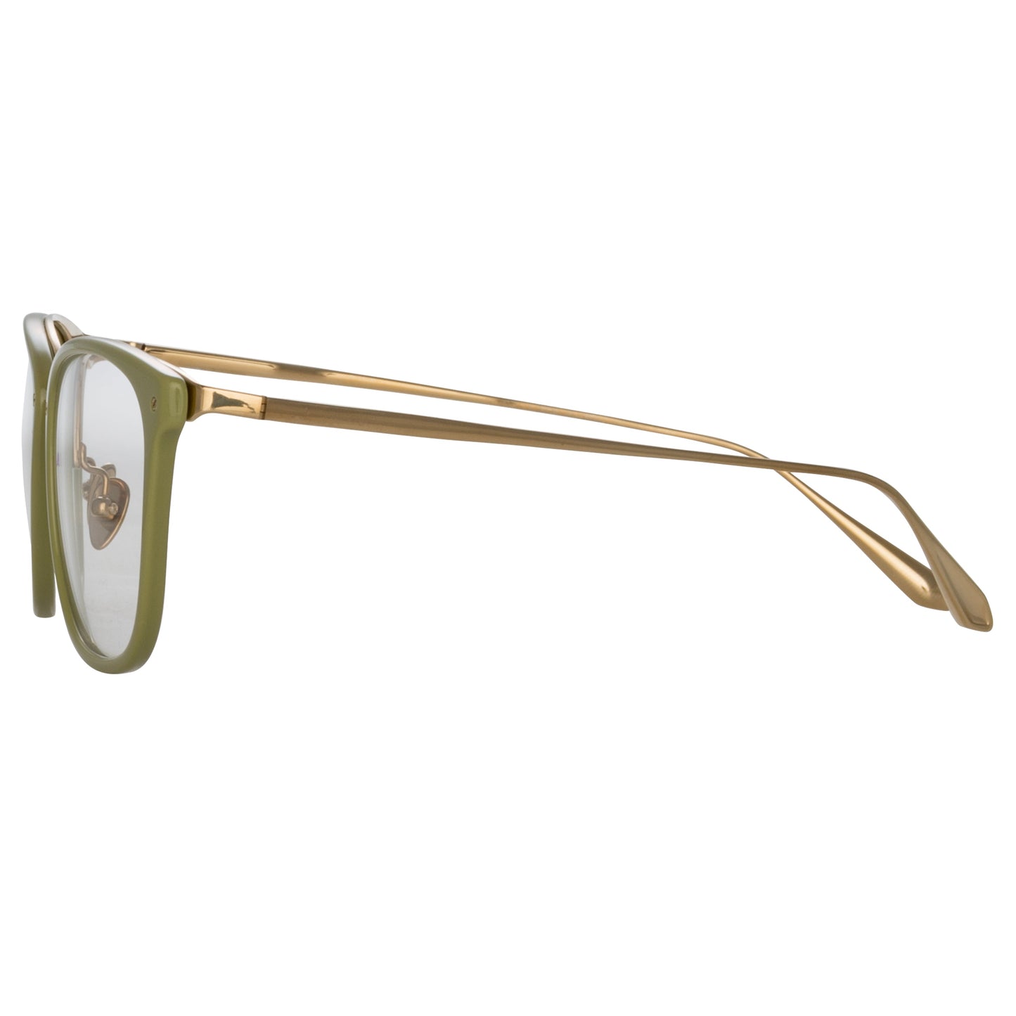 Linda Farrow Cassin Optical D-Frame in Sage C7 55