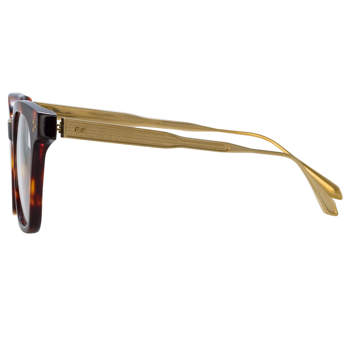 Linda Farrow Men's Evans Optical D-Frame in Tortoiseshell C2 50