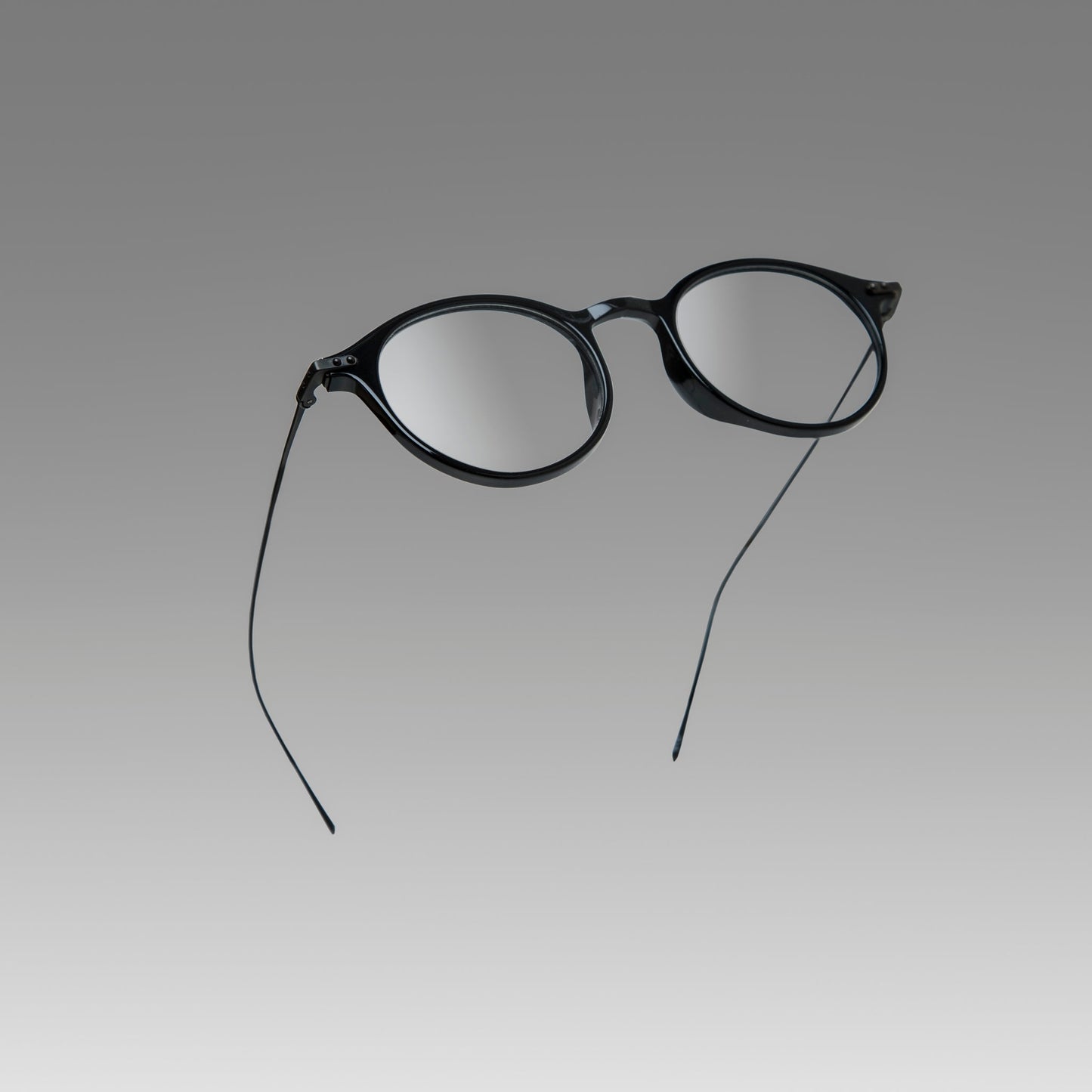 Linda Farrow Arris Oval Optical Frame in Matt Nickel