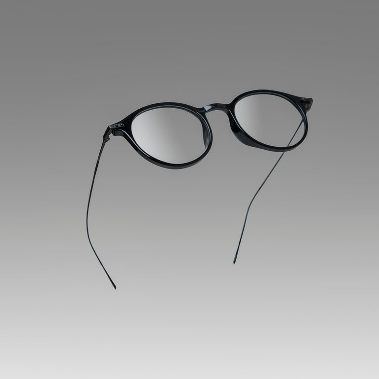 Linda Farrow Arris Oval Optical Frame in Matt Nickel