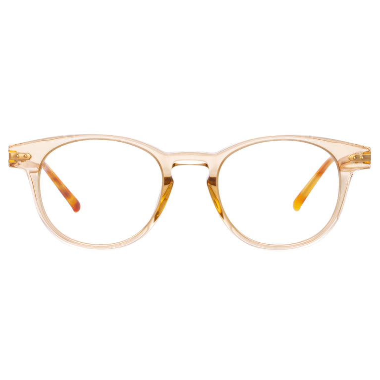 Linda Farrow Bay Optical D-Frame in Saffron