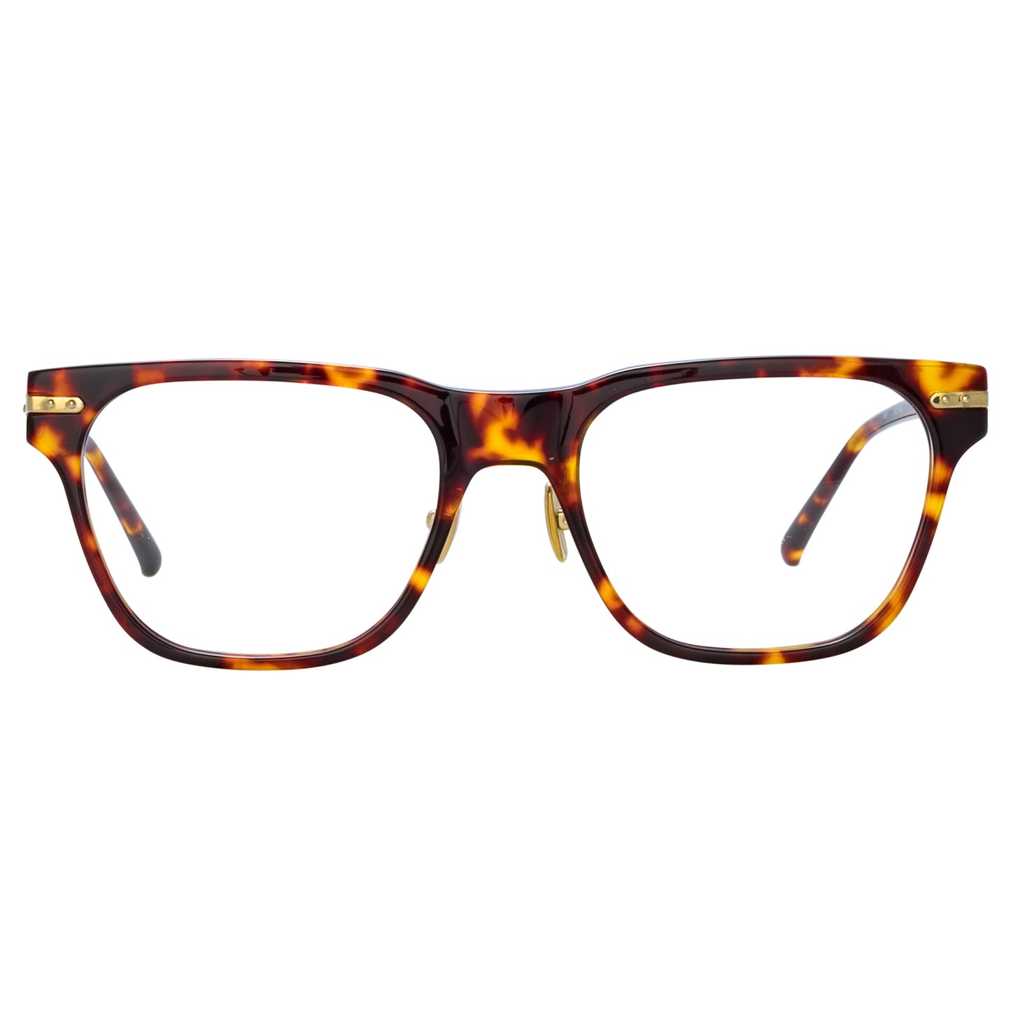 Linda Farrow Cove Optical D-Frame in Tortoiseshell (Asian Fit)  53