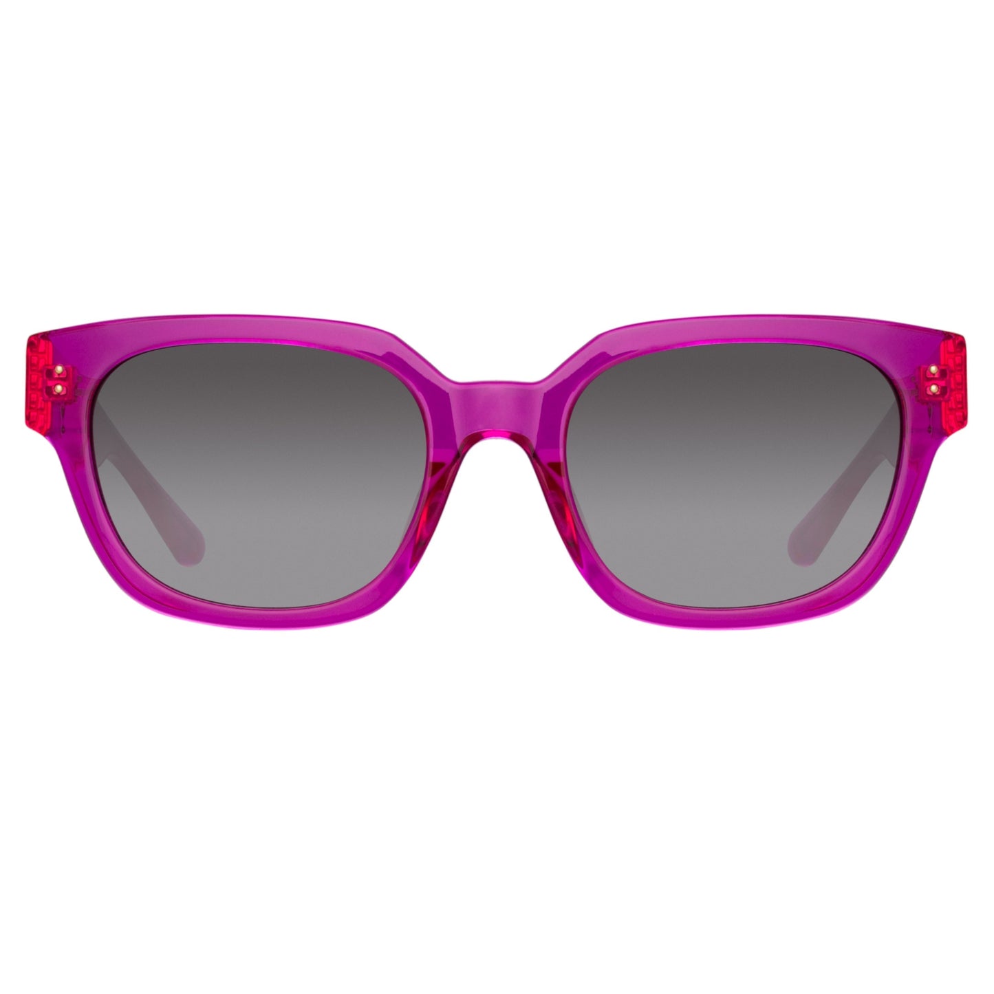 Linda Farrow Deni D-Frame Sunglasses in Fuchsia C6 54