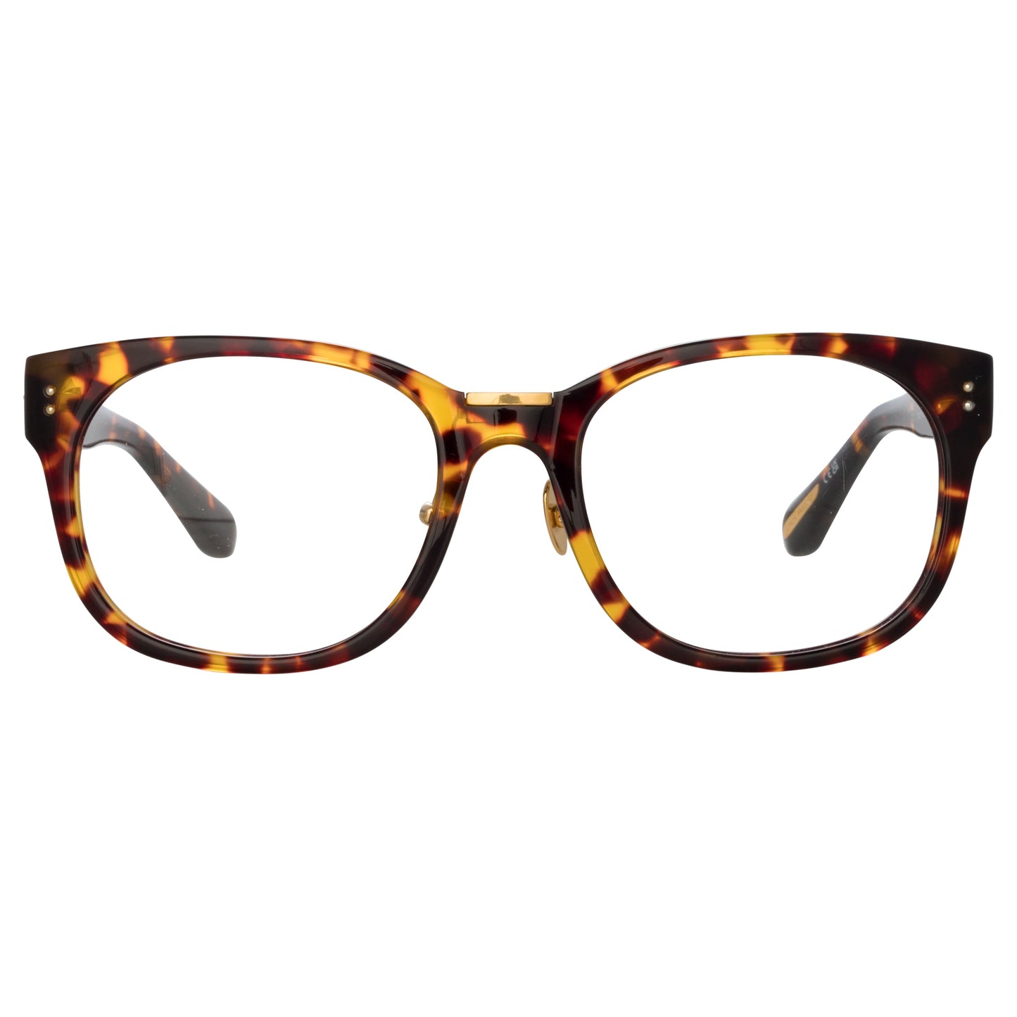 Linda Farrow Men's Cedric Rectangular Optical Frames in Tortoiseshell  (Asian Fit) AC 54