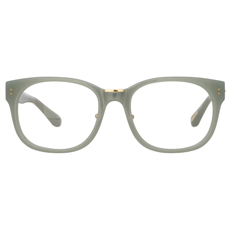 Linda Farrow Cedric A Rectangular Optical Frames in Steel AC 54
