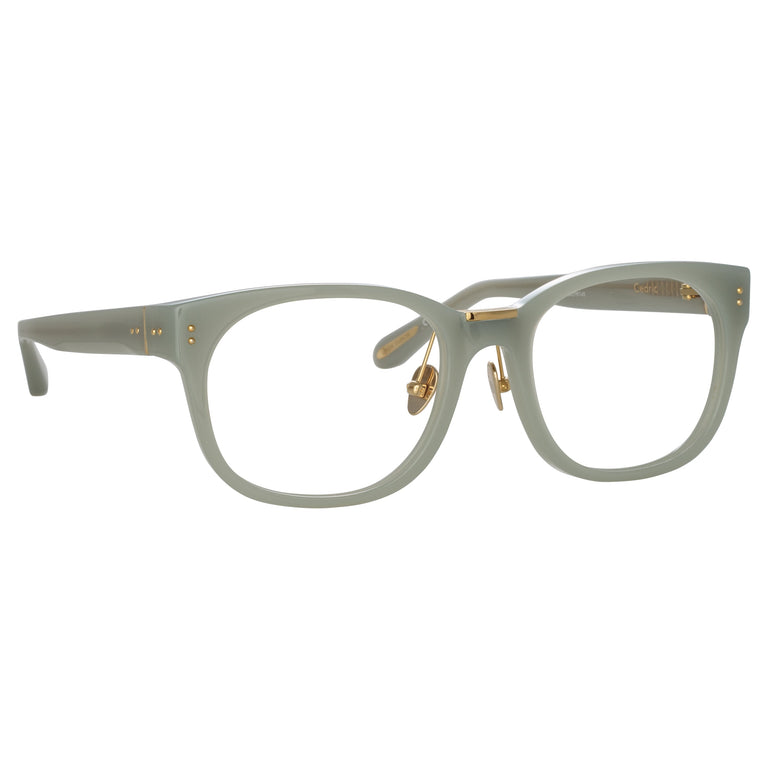 Linda Farrow Cedric A Rectangular Optical Frames in Steel AC 54