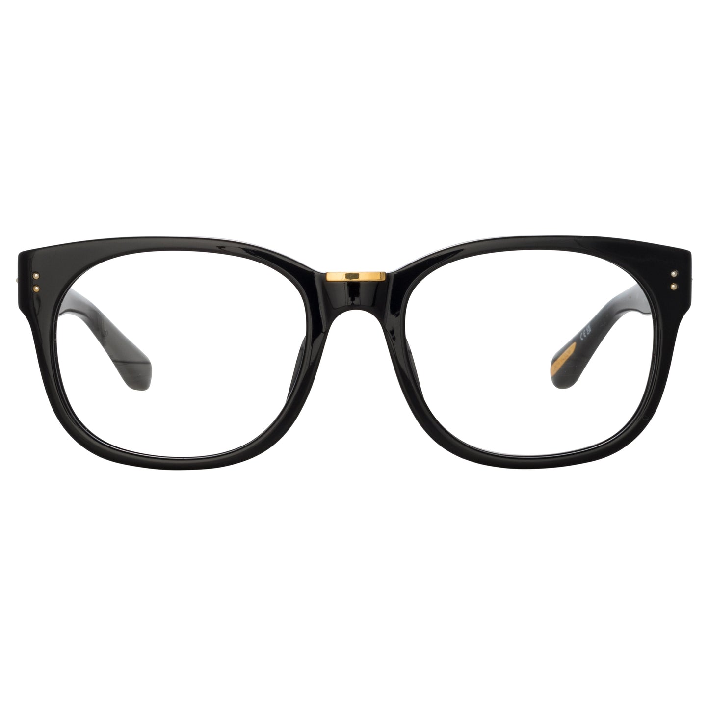 Linda Farrow Cedric Rectangular Optical Frames in Black C1 54