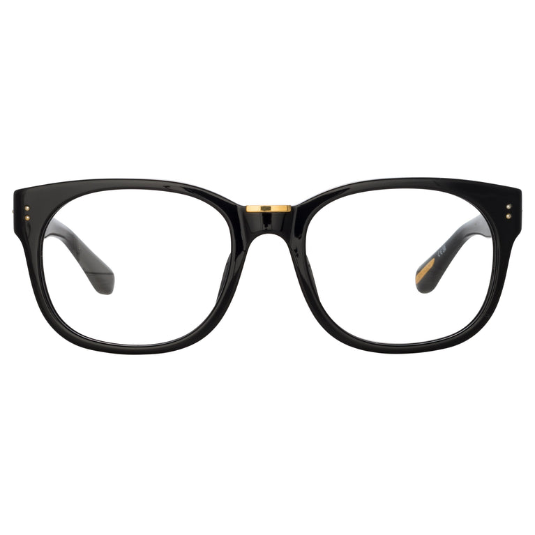 Linda Farrow Cedric Rectangular Optical Frames in Black C1 54