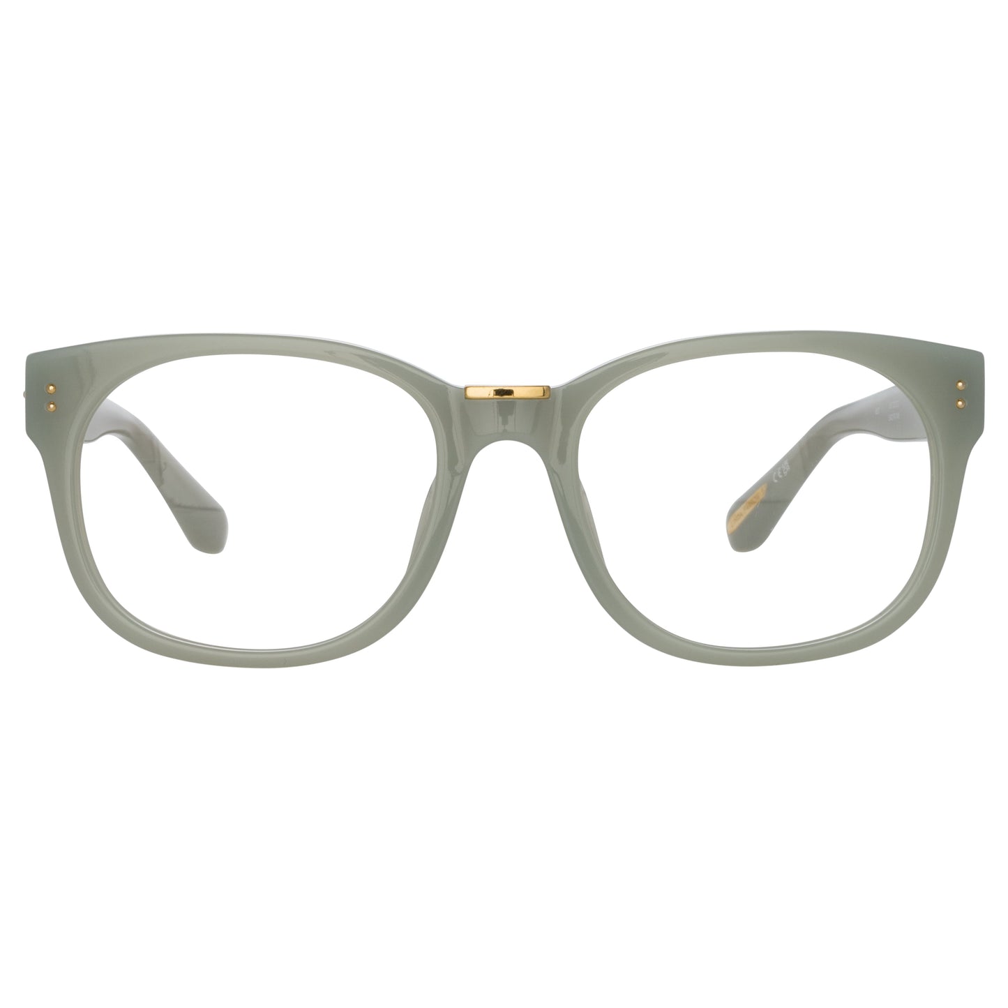 Linda Farrow Cedric Rectangular Optical Frames in Steel C3 54