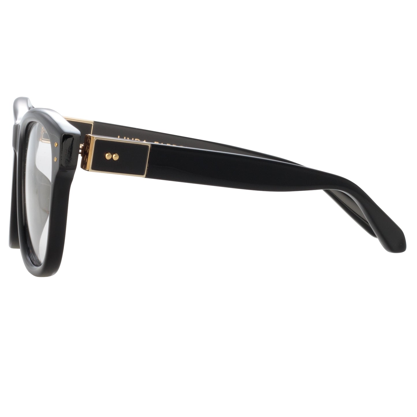 Linda Farrow Edson Optical D-Frame in Black C1 55