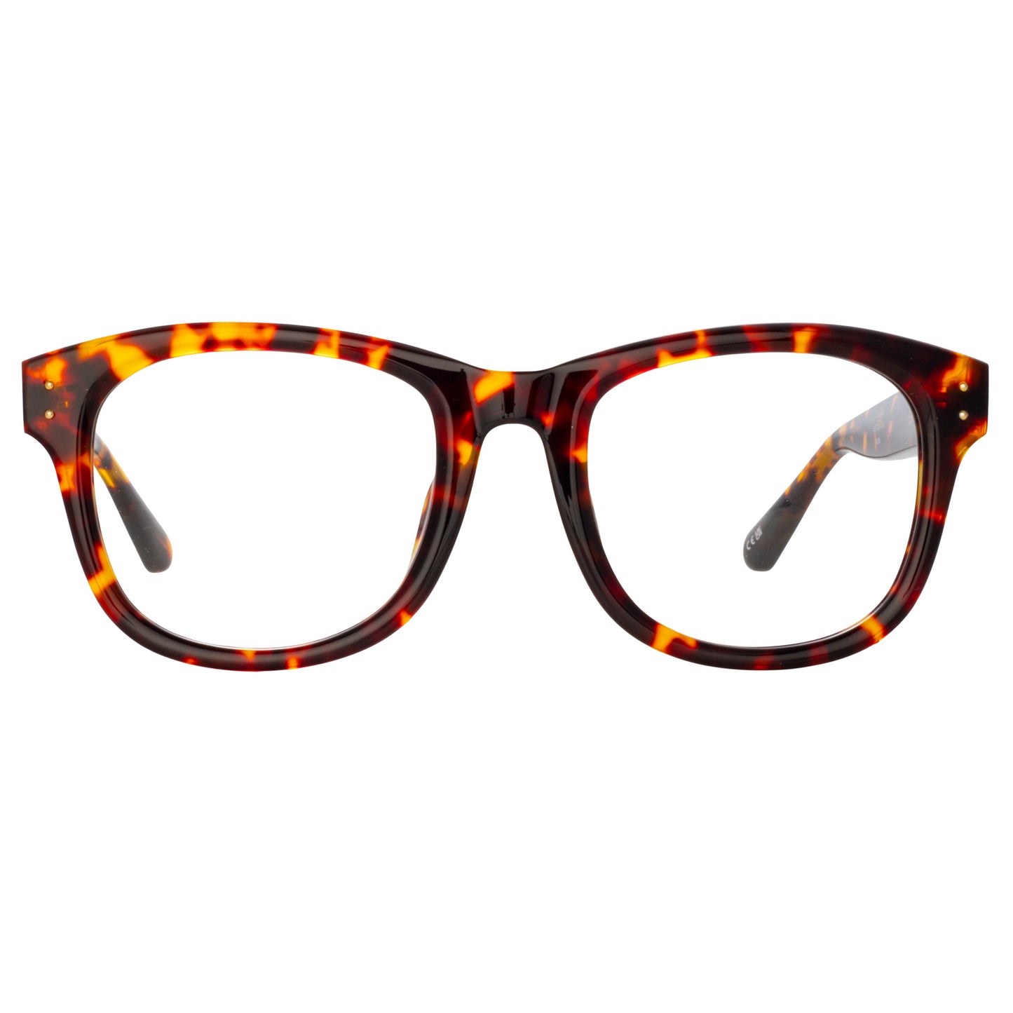 Linda Farrow Edson Optical D-Frame in Tortoiseshell C2 55