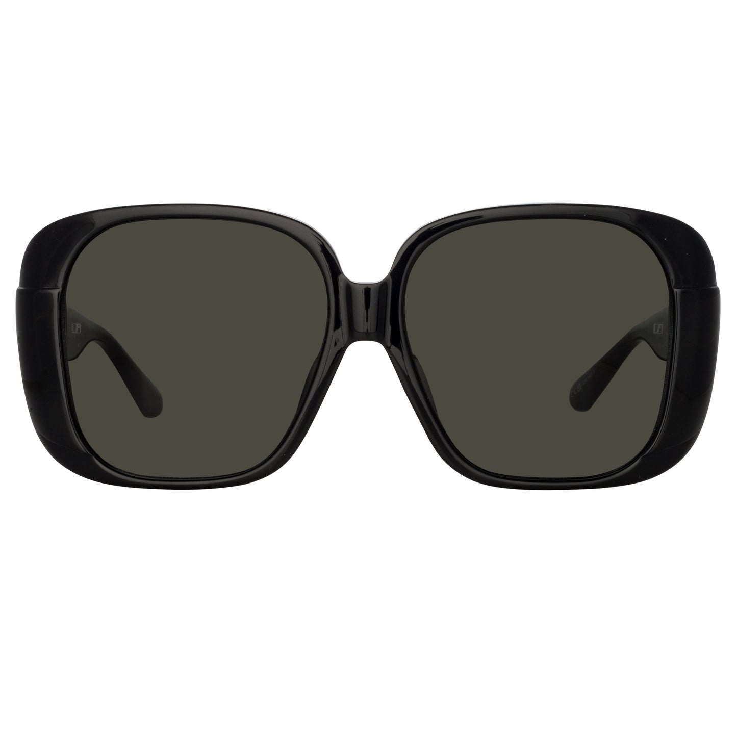Linda Farrow Mima Oversized Sunglasses in Black C1 59