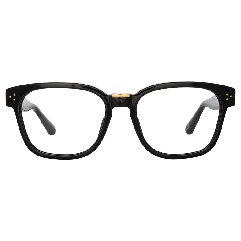 Linda Farrow Steffen Optical D-Frame in Black C4 59