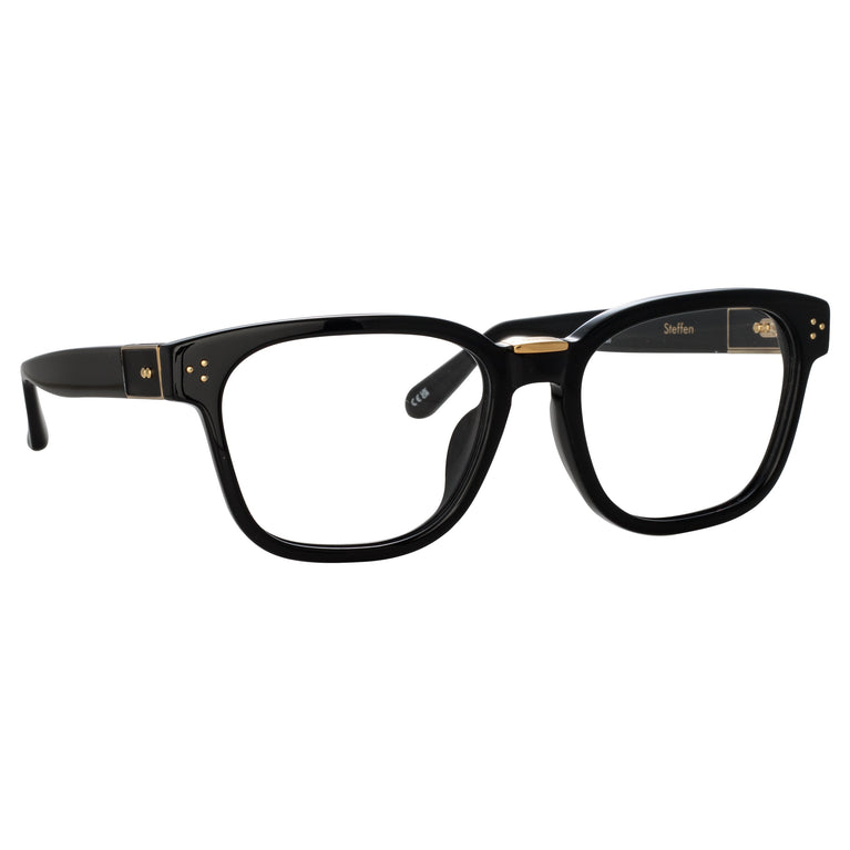 Linda Farrow Steffen Optical D-Frame in Black C4 59