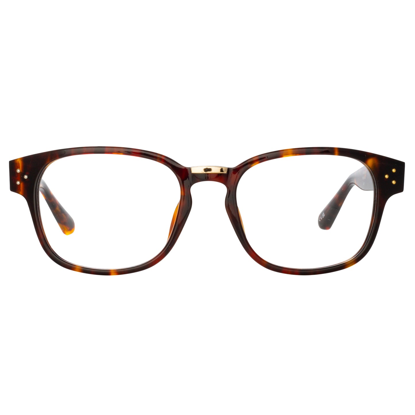 Linda Farrow Men's Carlos Optical D-Frame in Tortoiseshell C2 55