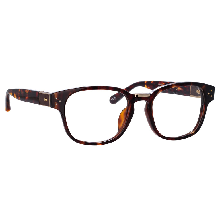 Linda Farrow Men's Carlos Optical D-Frame in Tortoiseshell C2 55