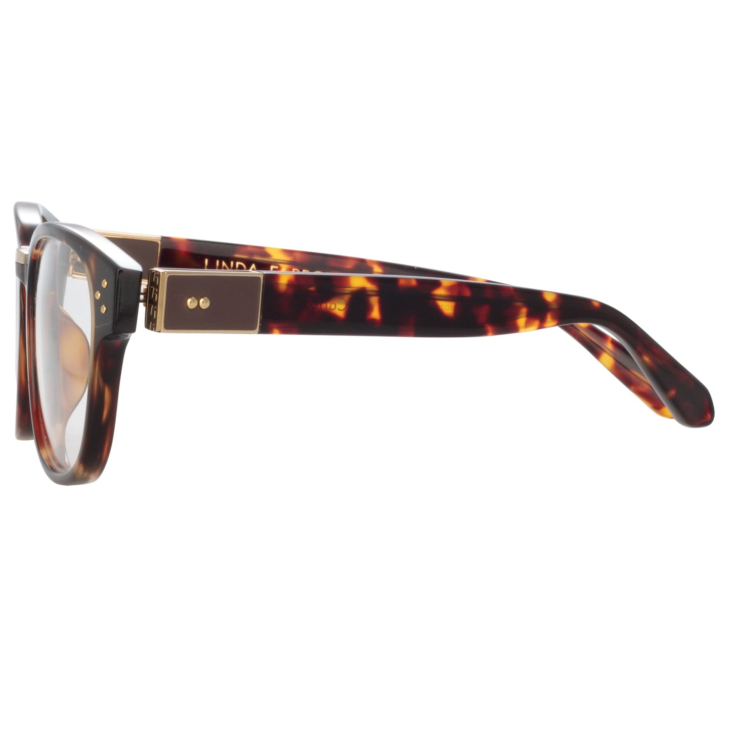 Linda Farrow Men's Carlos Optical D-Frame in Tortoiseshell C2 55