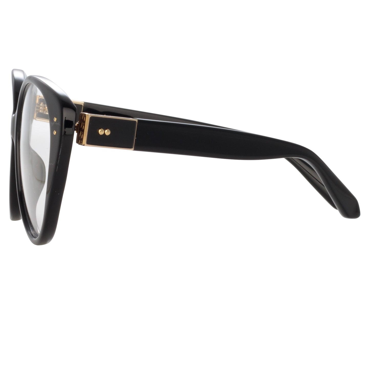 Linda Farrow Katia Cat Eye Optical Frame in Black C1 60