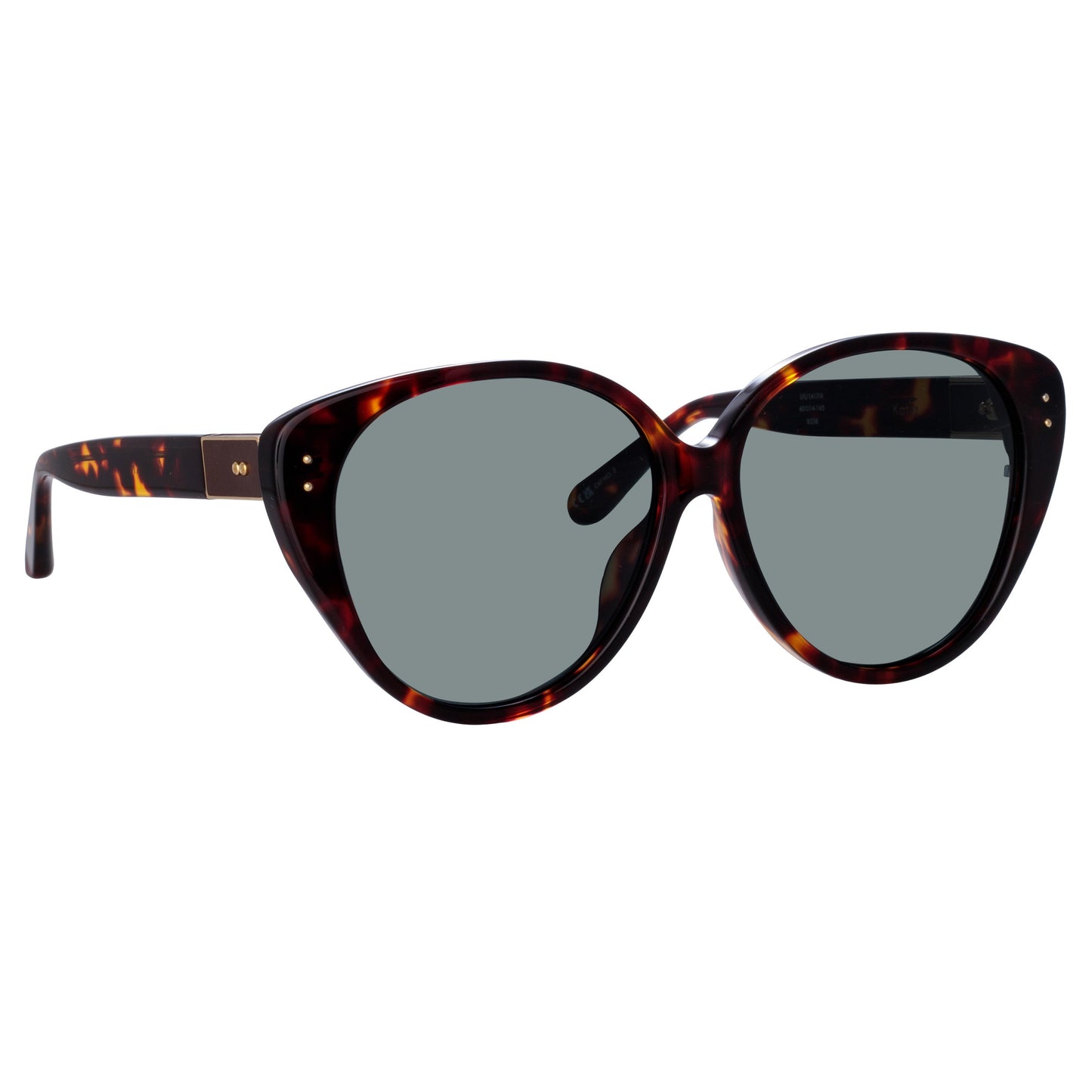 Linda Farrow Katia Cat Eye Sunglasses in Tortoiseshell C4 60