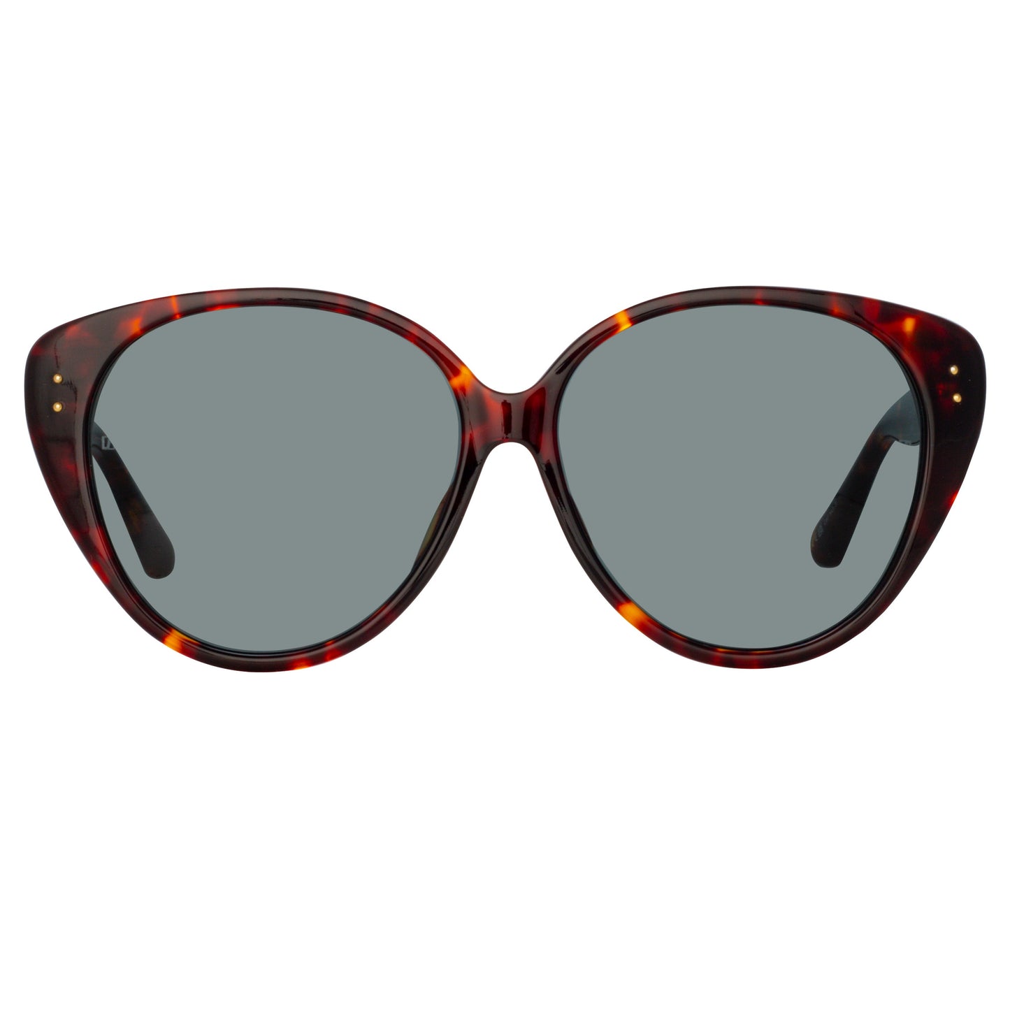 Linda Farrow Katia Cat Eye Sunglasses in Tortoiseshell C4 60