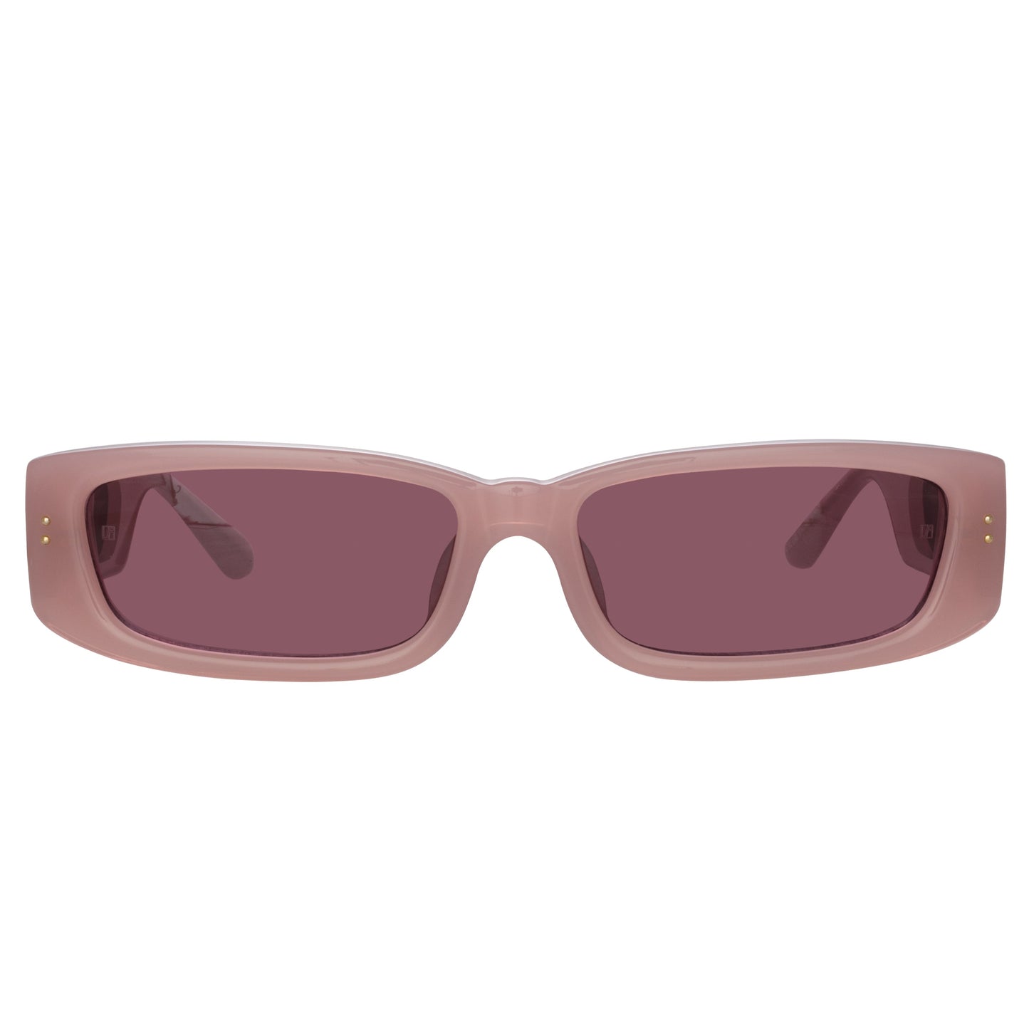 Linda Farrow Talita Rectangular Sunglasses in Lilac C5 59