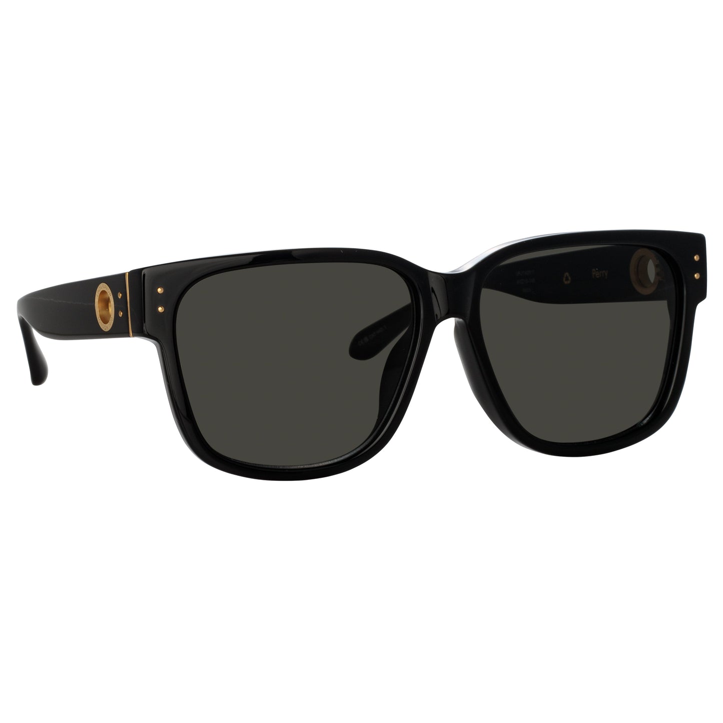 Linda Farrow Men's Perry D-Frame Sunglasses in Black C1 61