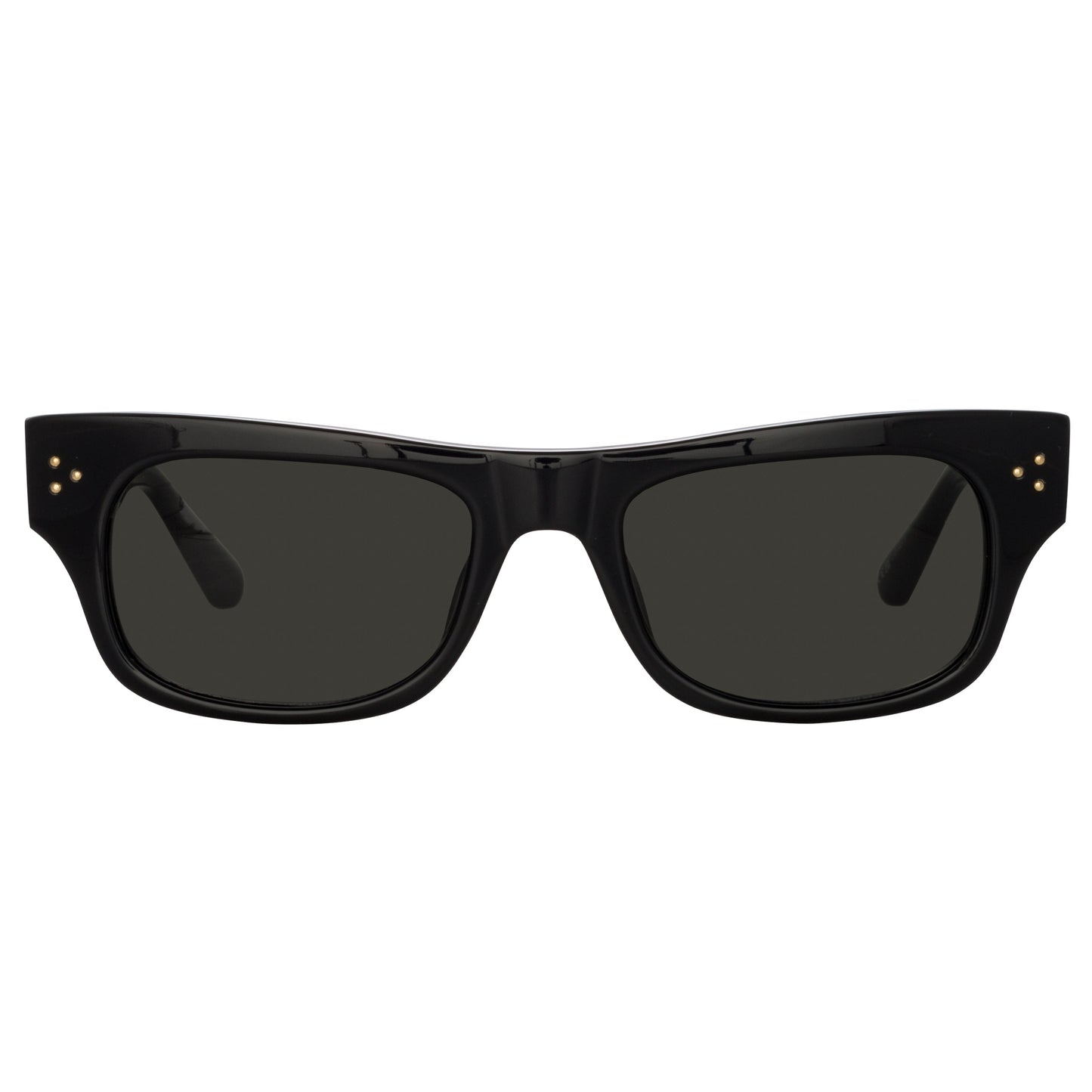 Linda Farrow Falck Rectangular Sunglasses in Black C1 51