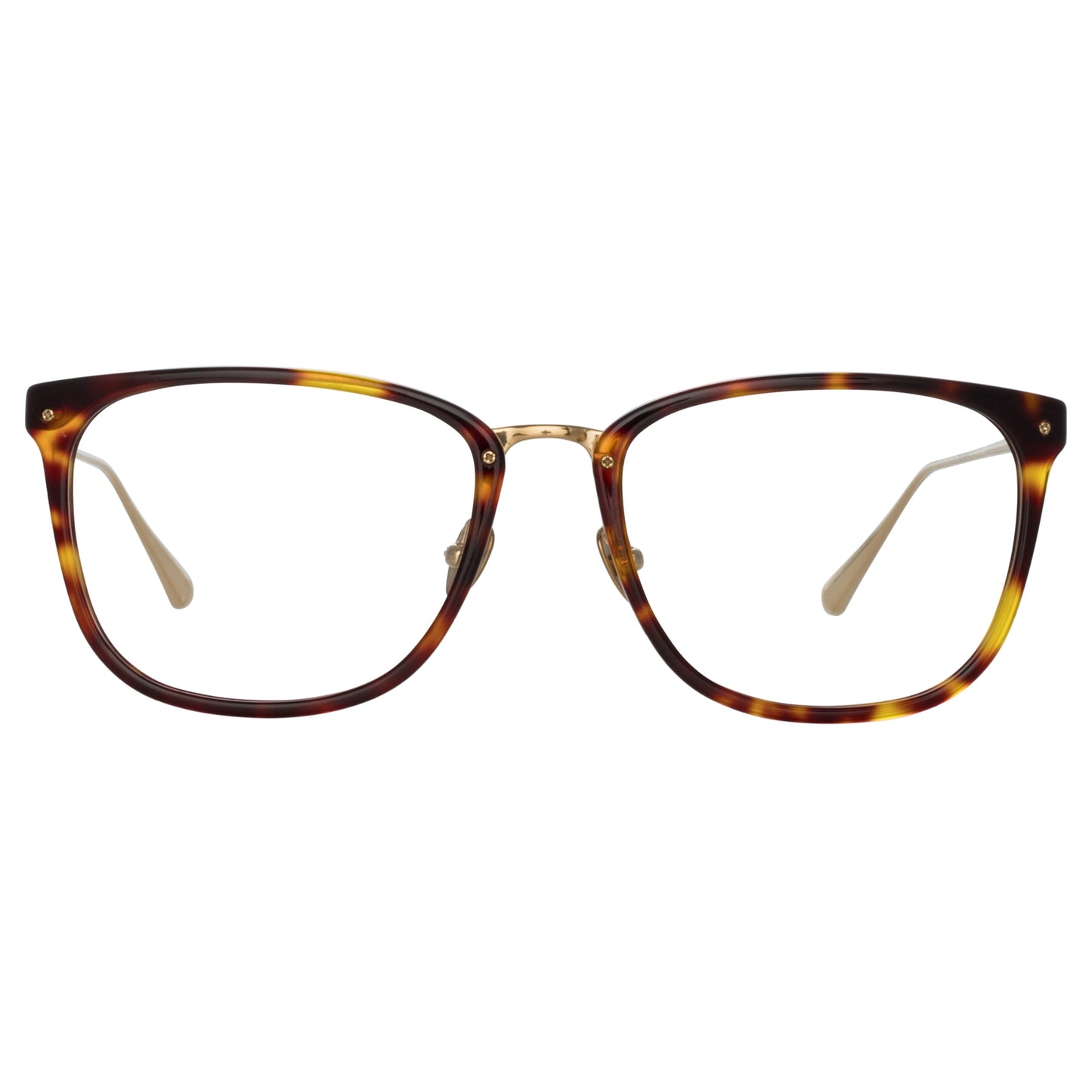 Linda Farrow Men's Cassin Optical D-Frame in Tortoiseshell C4 55