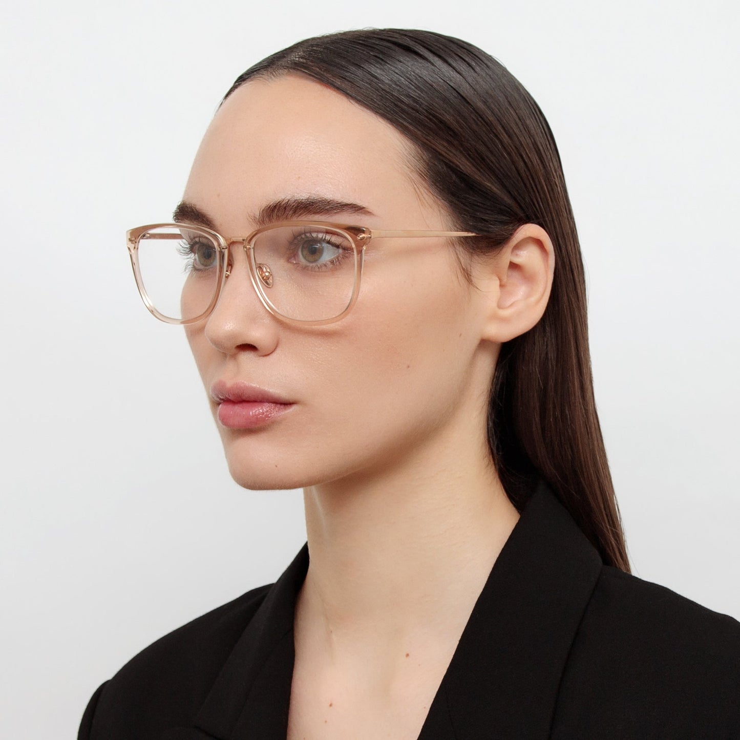 Linda Farrow Cassin Optical D-Frame in Ash C6 55