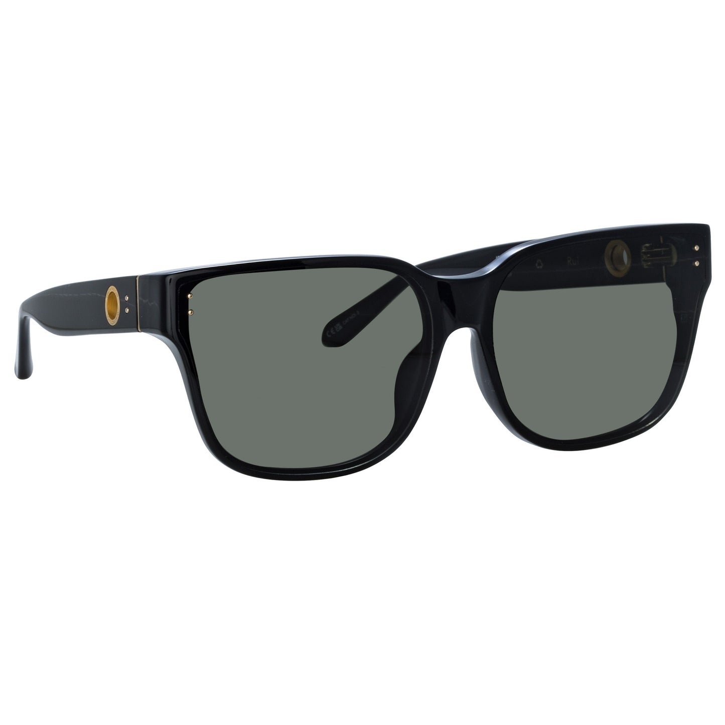 Linda Farrow Rui Oversize Sunglasses in Black C1 65