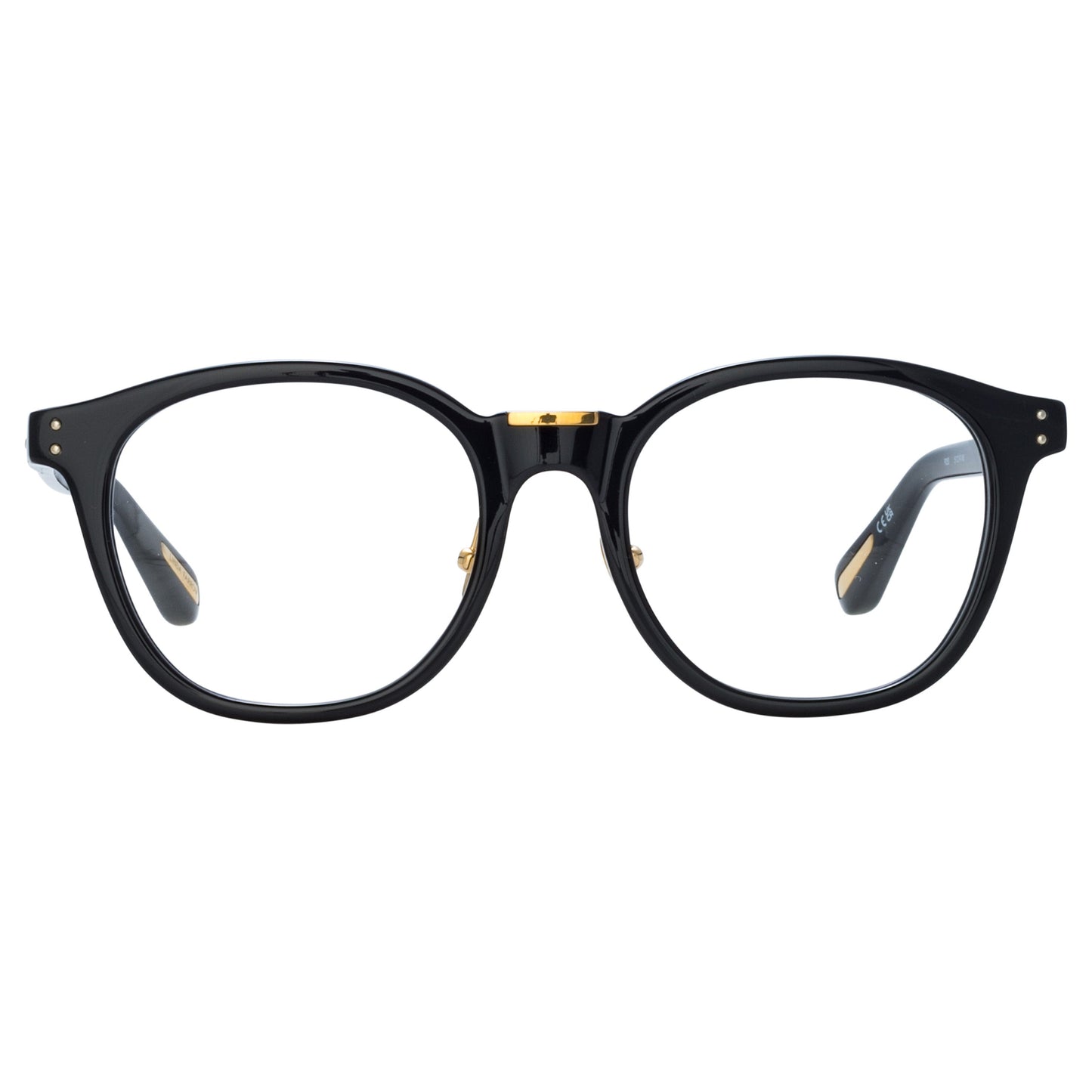 Linda Farrow Men's Powell Optical D-Frame in Black C1 51