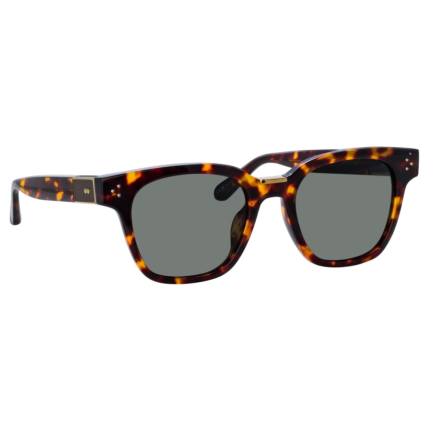 Linda Farrow Men's Sanchez D-Frame Sunglasses in Tortoiseshell C5 52