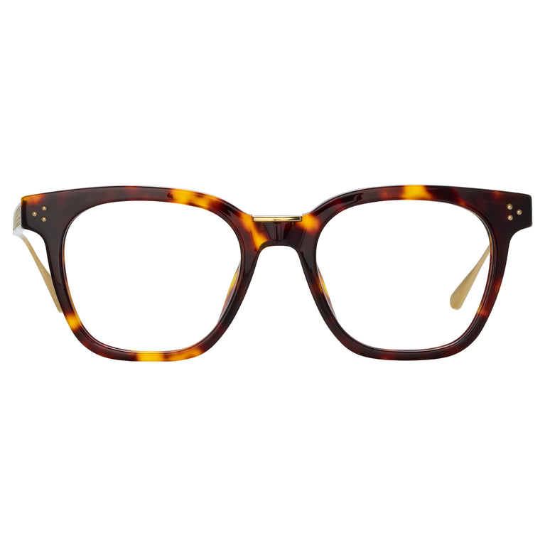 Linda Farrow Men's Evans Optical D-Frame in Tortoiseshell C2 50