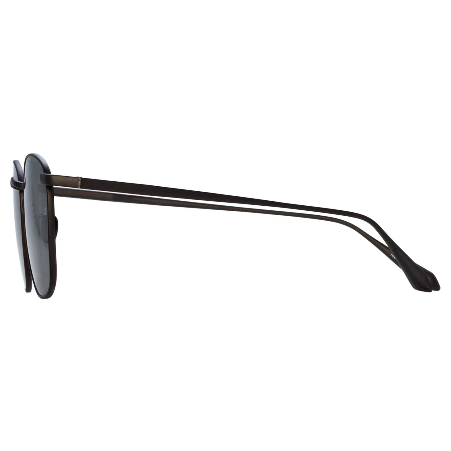 Linda Farrow Simon Square Sunglasses in Matt Nickel  48