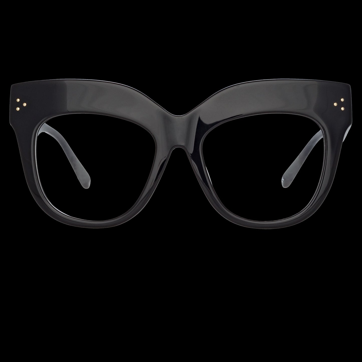 Linda Farrow The Dunaway | Oversized Optical Frame in Black (C14) C1 56