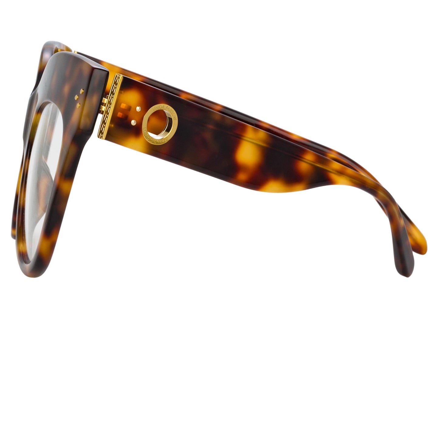 Linda Farrow The Dunaway |  Oversized Optical Frame in Tortoiseshell (C15) C1 56