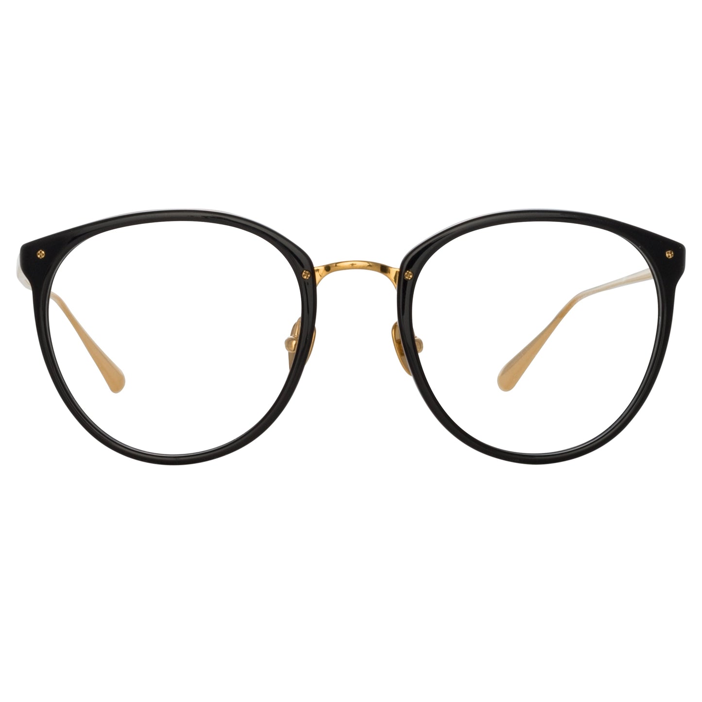 Linda Farrow The Calthorpe | Oval Optical Frame in Black (C85)